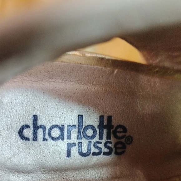 Charlotte Russe Cream Peep-Toe Stiletto Heels - Picture 3 of 6
